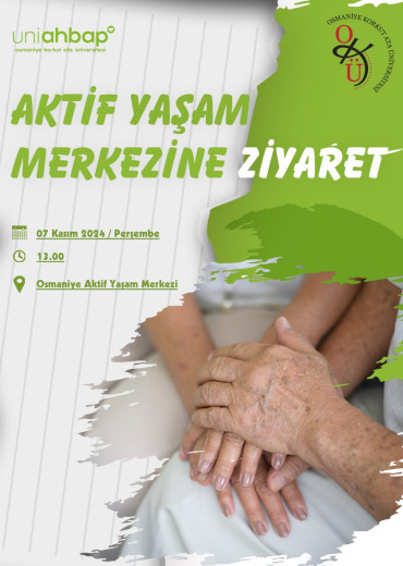 Aktif Yaşam Merkezine Ziyaret