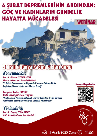 6 Şubat Depremlerinin Ardından: Göç Ve Kadınların Gündelik Hayatta Mücadelesi