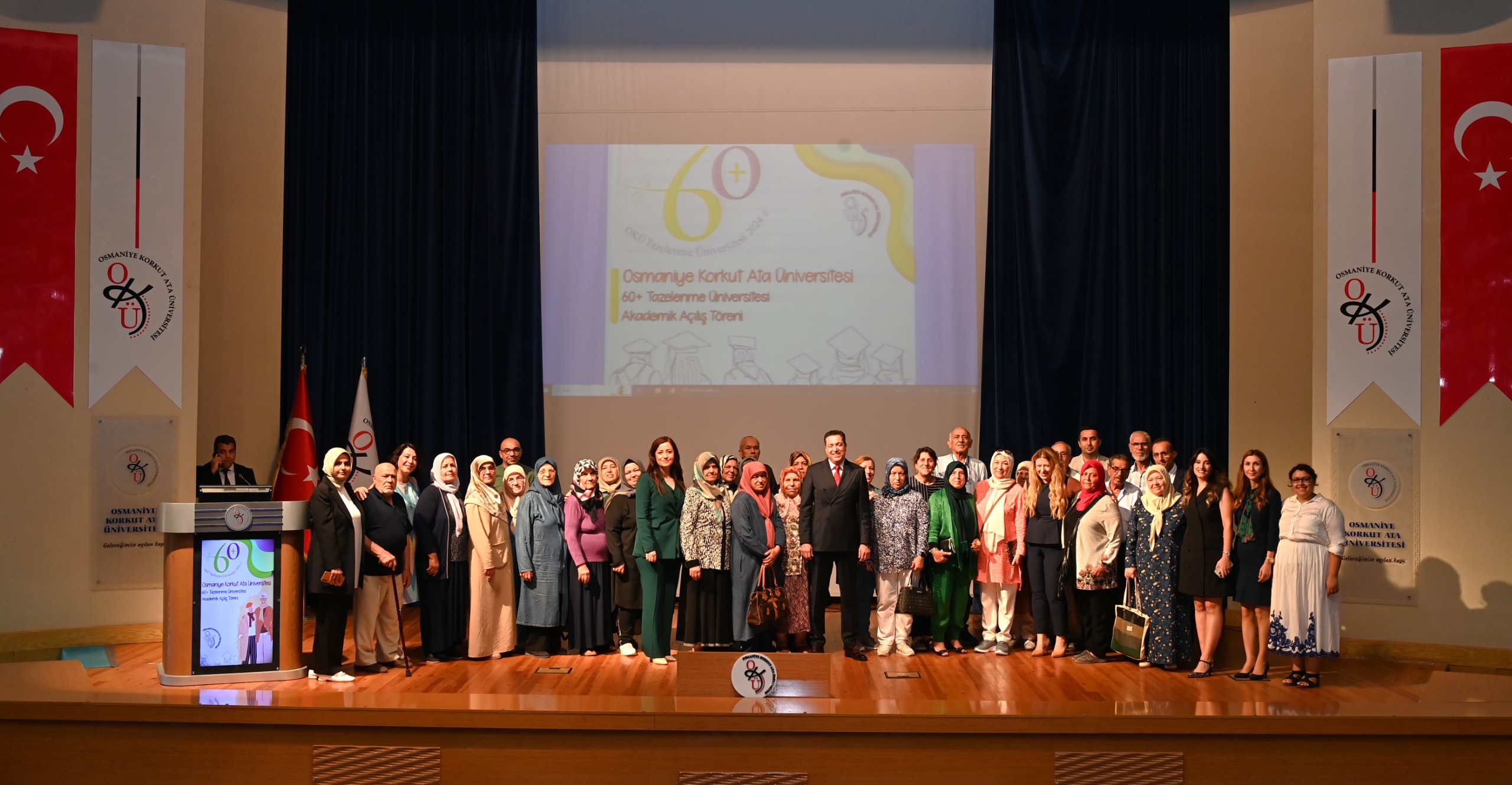 OKÜ 60+ Tazelenme Üniversitesi Akademik Yılı Törenle Açıldı