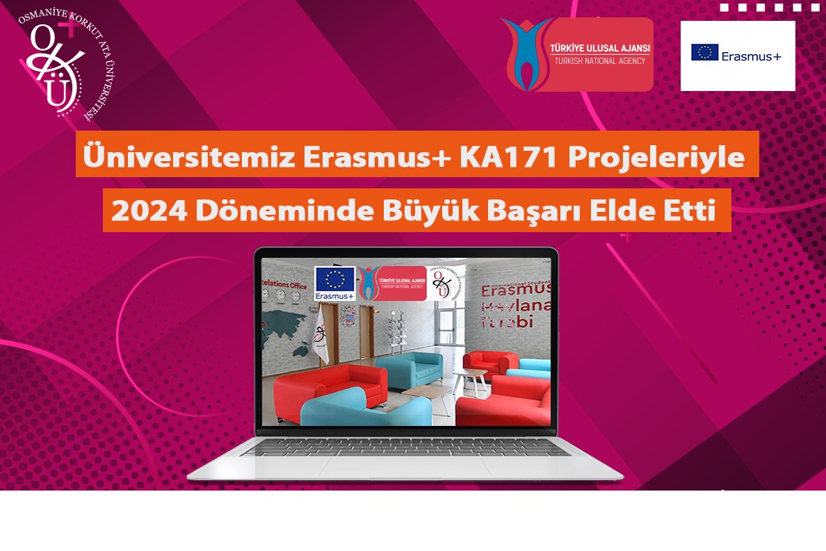 Üniversitemiz Erasmus+ KA171 Projeleriyle 2024 Döneminde Büyük Başarı Elde Etti