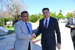 Rektörümüz Prof. Dr. Turgay Uzun’dan İSTE Rektörü Prof. Dr. Mehmet Duruel’e Ziyaret