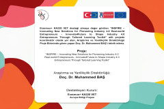Öğretim Üyemiz Doç. Dr. Muhammed Baş, Erasmus+ KA220 VET “INSPIRE” Projesinde Koordinatör Oldu