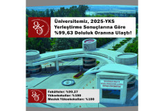 Üniversitemizde Doluluk Oranı %99,63’e Ulaştı