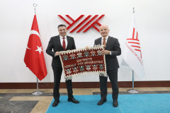 Rektörümüz Prof. Dr. Turgay Uzun’dan YÖK Başkanına Tebrik Ziyareti