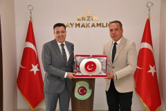 Rektörümüzden Erzin Kaymakamı Onur Özaydın’a Ziyaret
