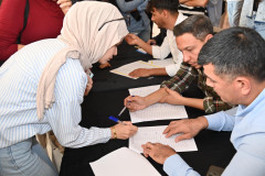 Üniversitemiz ile İŞKUR Arasında Gerçekleştirilen İş Birliği Kapsamında Katılımcı Taahhütnamesi İmza Töreni Düzenlendi