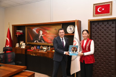 Kazakistan Kızılorda Korkut Ata Üniversitesi’nden Rektörümüze Ziyaret