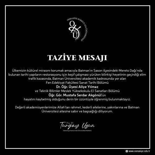 Taziye Mesajı