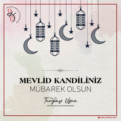Mevlid Kandili Mesajı
