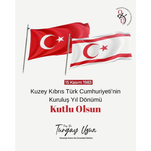 Kuzey Kıbrıs Türk Cumhuriyeti'nin Kuruluş Yıl Dönümü 