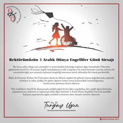 3 Aralık Dünya Engelliler Günü