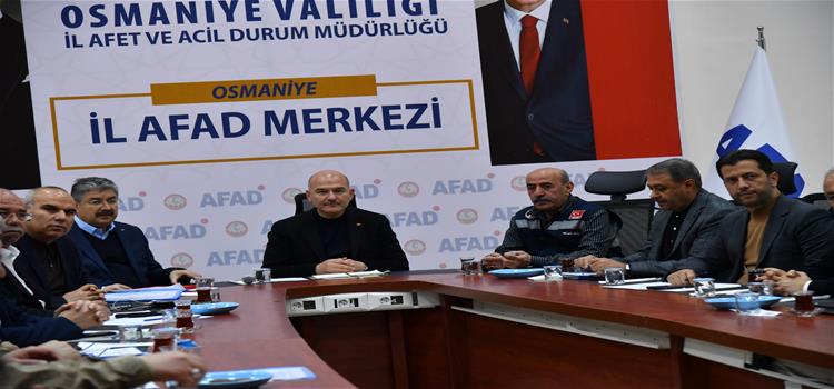 Rektörümüz Prof. Dr. Turgay Uzun, Osmaniye AFAD Kriz Merkezi'nde Gerçekleştirilen Toplantıya Katıldı