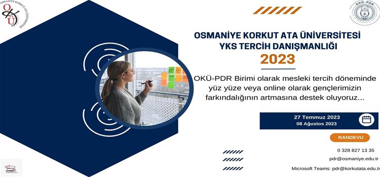 2023 YKS Tercih Danışmanlığı Hizmeti Tamamlandı