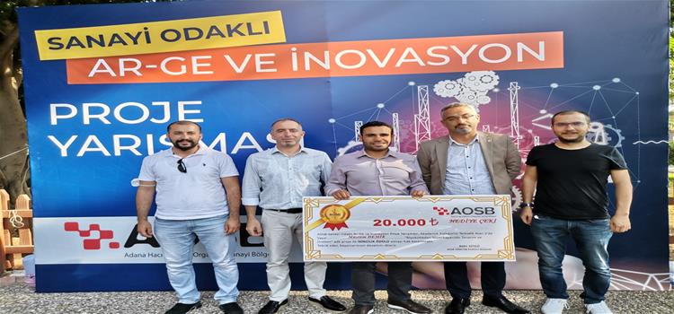 Üniversitemiz Dr.Öğr.Üyesi Müslüm Demir, Sanayi Odaklı Ar-Ge Ve İnovasyon Proje Yarışmasında Ödül Aldı