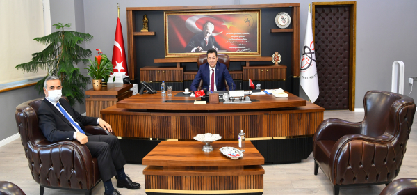 İl Sağlık Müdürü Dr. Hasan Öznavruz, Rektörümüzü Ziyaret Etti