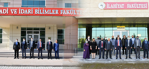 Rektörümüz Prof. Dr. Turgay Uzun, İlahiyat Fakültesi ile İktisadi ve İdari Bilimler Fakültesi'ni  Ziyaret Etti