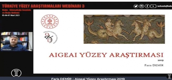 Dr.Öğr.Üyesi Faris Demir'in Aigeai Yüzey Araştırması Başlıklı Konferansı