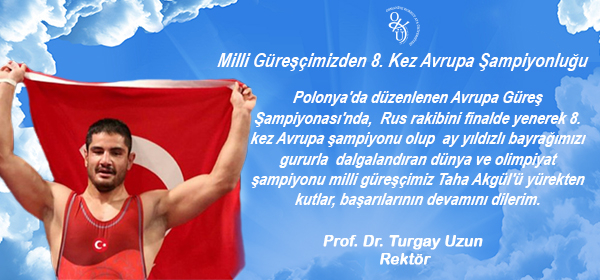 Milli Güreşçimizden 8. Kez Avrupa Şampiyonluğu 