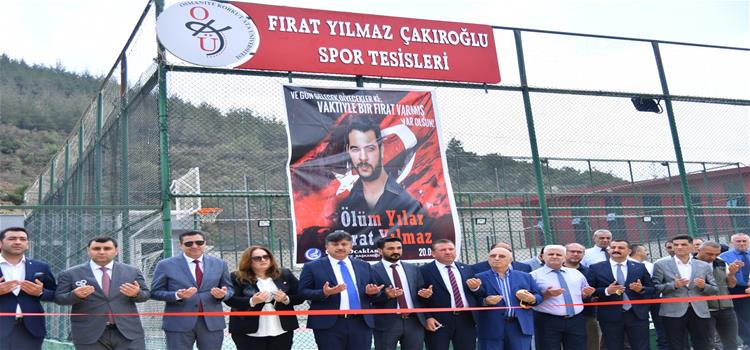 Bahçe Meslek Yüksekokulu Fırat Yılmaz Çakıroğlu Spor Tesisleri Açılış Töreni