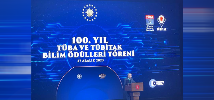 Rektörümüz 100. Yıl TÜBA ve TÜBİTAK Bilim Ödülleri Töreni’ne KatıldI