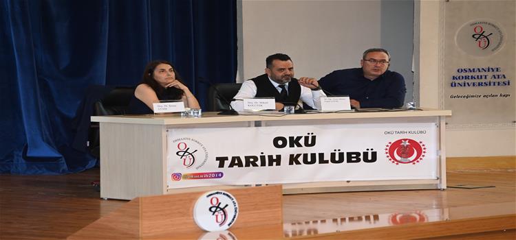 Fakültemiz Tarih Bölümü ve OKÜ Tarih Kulübü tarafından “Soykırım Yalanı ve Gerçekler: Cebelibereket’te Ermeni Olayları” başlıklı bir panel düzenlendi.