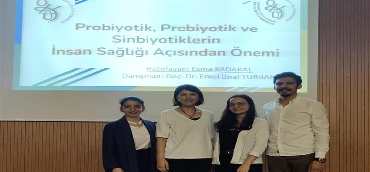 Fakültemiz Gıda Teknolojisi Bölümü Yüksek Lisans Seminerleri Gerçekleştirildi