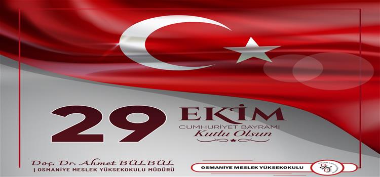 29 Ekim Cumhuriyet Bayramı Kutlaması