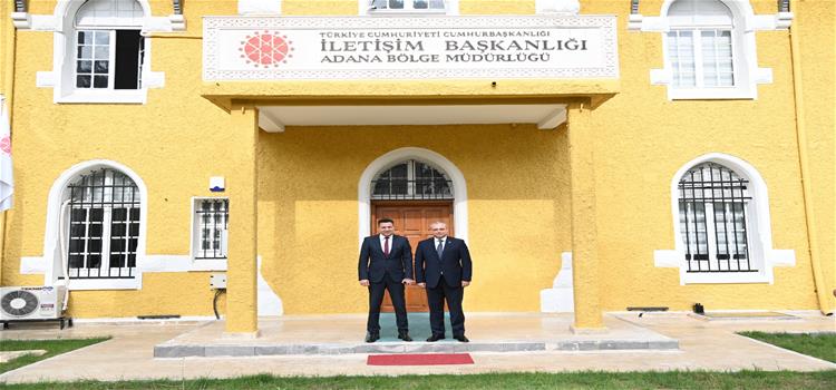 Üniversitemiz Rektöründen T.C. Cumhurbaşkanlığı İletişim Başkanlığı Adana Bölge Müdürlüğüne Ziyaret