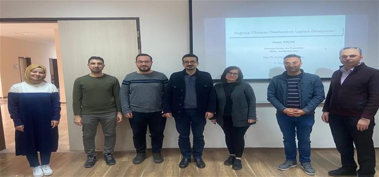 Yüksek Lisans Öğrencilerimizden Seminer