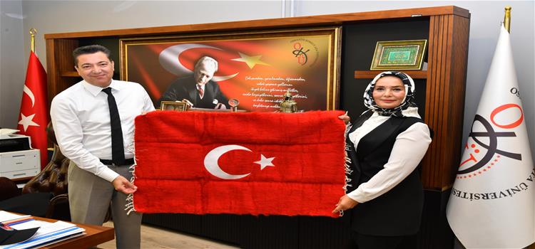 Anadolu Şehit Aileleri Derneği'nden Rektörümüze Ziyaret