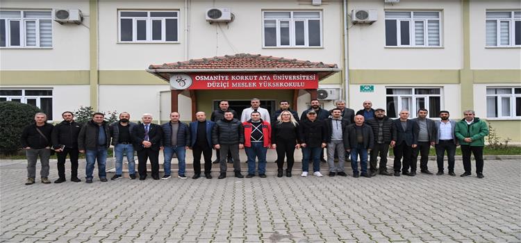 Üniversitemiz Senatosu Düziçi Meslek Yüksekokulunda Toplandı 