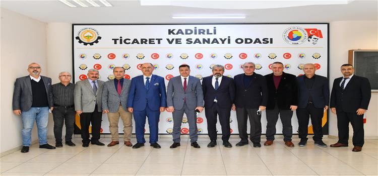 Rektörümüz Kadirli Ticaret ve Sanayi Odası’nı Ziyaret Etti