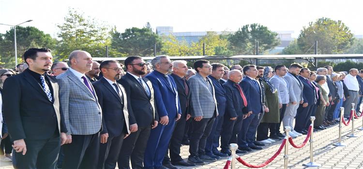 Üniversitemizde 10 Kasım Atatürk’ü Anma Programı Gerçekleştirildi