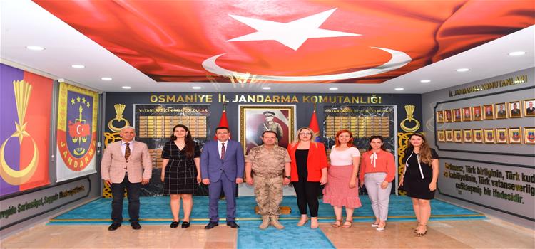 Rektörümüzden İl Jandarma Komutanlığına Kuruluş Yıl Dönümü Ziyareti