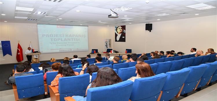 İŞ'TE GENÇLER Projesi Kapanış Programı Üniversitemizde Yapıldı