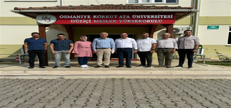 Düziçi Meslek Yüksekokulunda Hayırlı Olsun Ziyareti