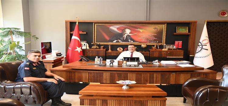 Osmaniye Cezaevi Tabur Komutanından Rektörümüze Ziyaret