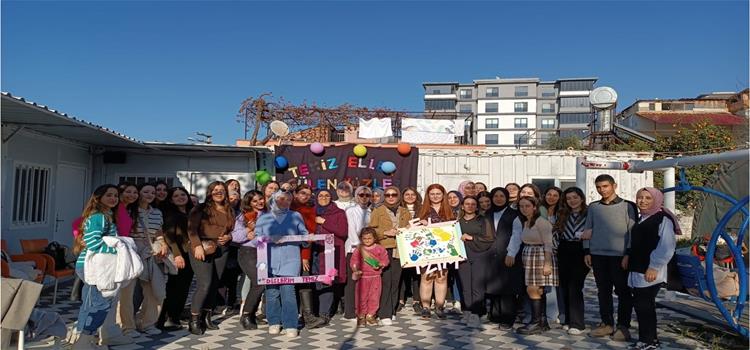 Öğrencilerimizden Engelsiz Yaşam Rehabilitasyon Merkezi Öğrencilerine Kişisel Hijyen Eğitimi