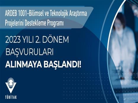 ARDEB 1001 Programının 2023 Yılı 2. Dönem Başvuruları Alınmaya Başlandı