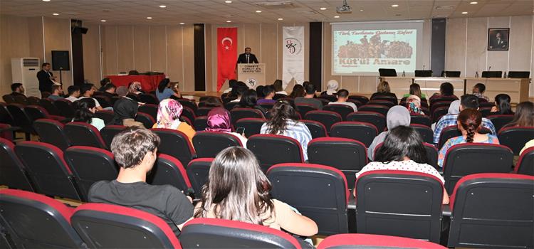 Türk Tarihinin Destansı Zaferi Kutül Amâre Başlıklı Konferans