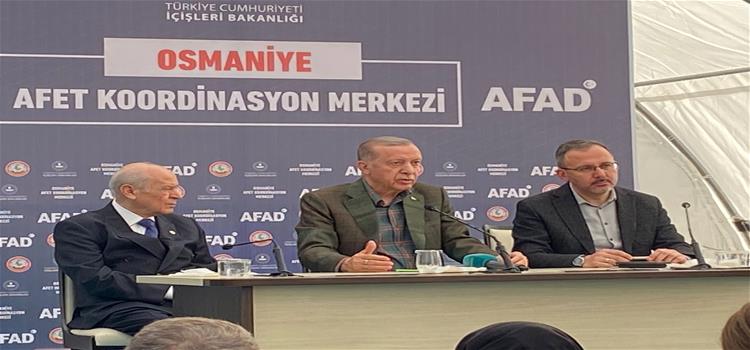 Cumhurbaşkanımız Sayın Recep Tayyip Erdoğan ve MHP Genel Başkanı Dr. Devlet Bahçeli Osmaniye’de 