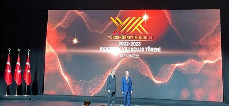 Rektörümüz, 2022-2023 Yükseköğretim Akademik Yılı Açılış Töreni’ne Katıldı