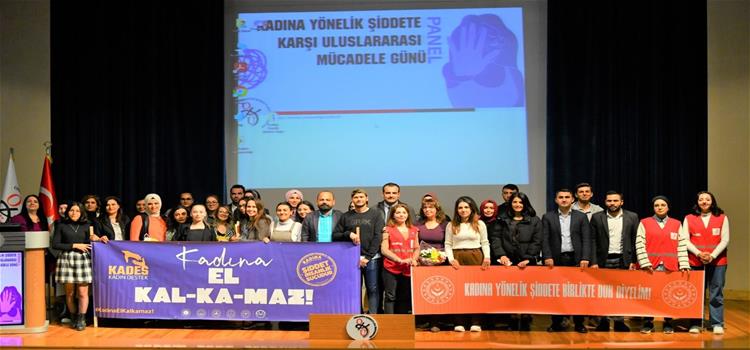 Üniversitemizde Kadına Yönelik Şiddete Karşı Uluslararası Mücadele Günü Başlıklı Panel Düzenlendi...