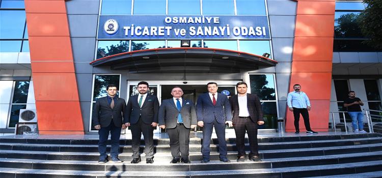 Üniversitemiz Rektöründen OTSO Başkanına Hayırlı Olsun Ziyareti