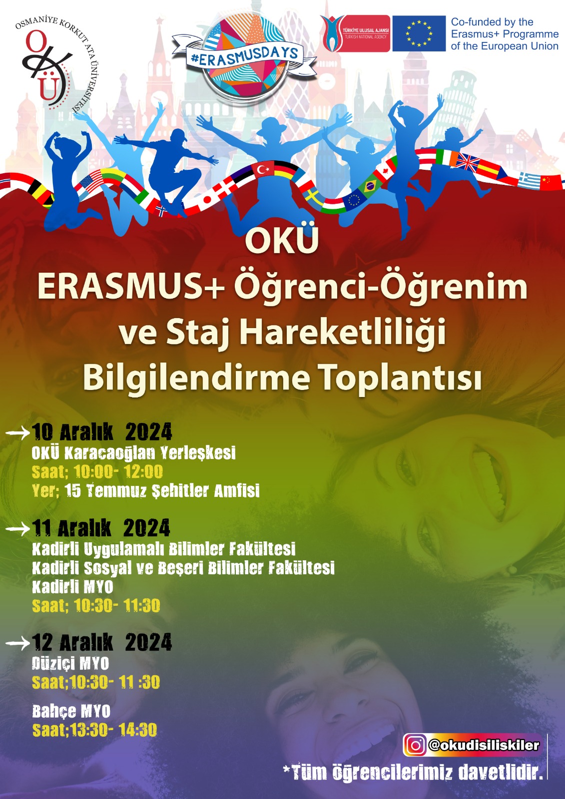 ERASMUS+ ÖĞRENCİ ÖĞRENİM HAREKETLİLİĞİ BİLGİLENDİRME TOPLANTISI 