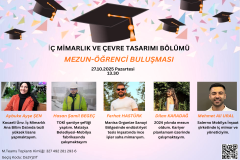 Mezun Öğrencilerimiz Mezun-Öğrenci Buluşması Panelinde Mezunlarımız ve Öğrencilerimiz Bir Araya Geldi