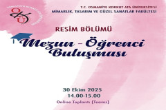 Resim Bölümünde Mezun–Öğrenci Buluşması Gerçekleşti