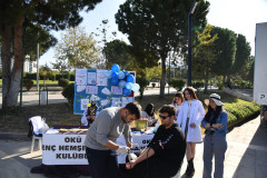 Diyabet Haftası Kapsamında Üniversitemizde Farkındalık Standı Kuruldu