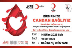 Kızılay’dan OKÜ Öğrencilerine “Candan Bağlıyız” Hatırası